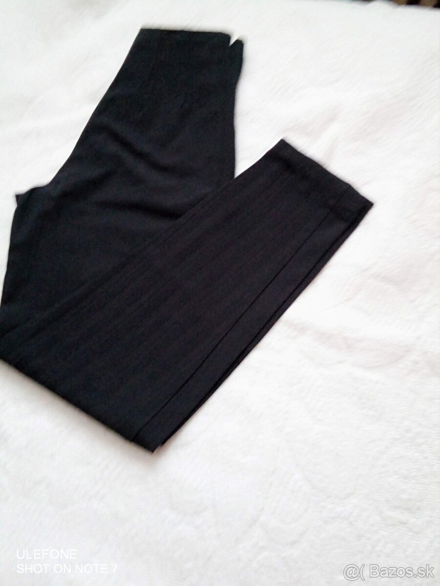 Čierne strecove úzke nohavice S - 3