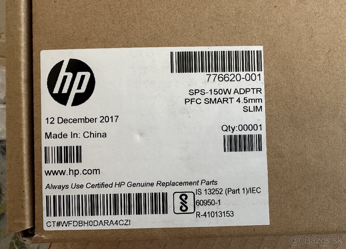 Nový AC Adaptér HP 150W, 776620-001 4,5mm - 3