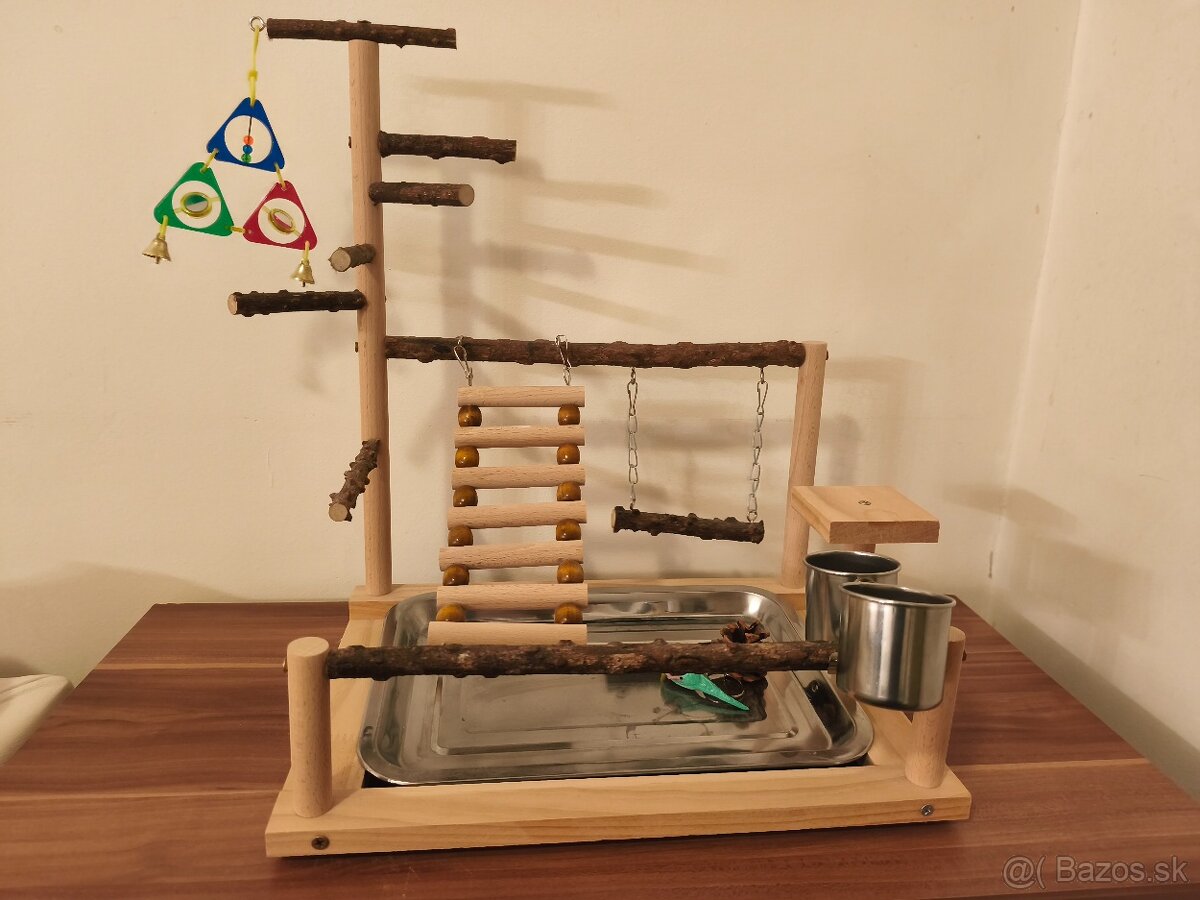 Klietka pre andulky + preliezka + prenosná taška - 3