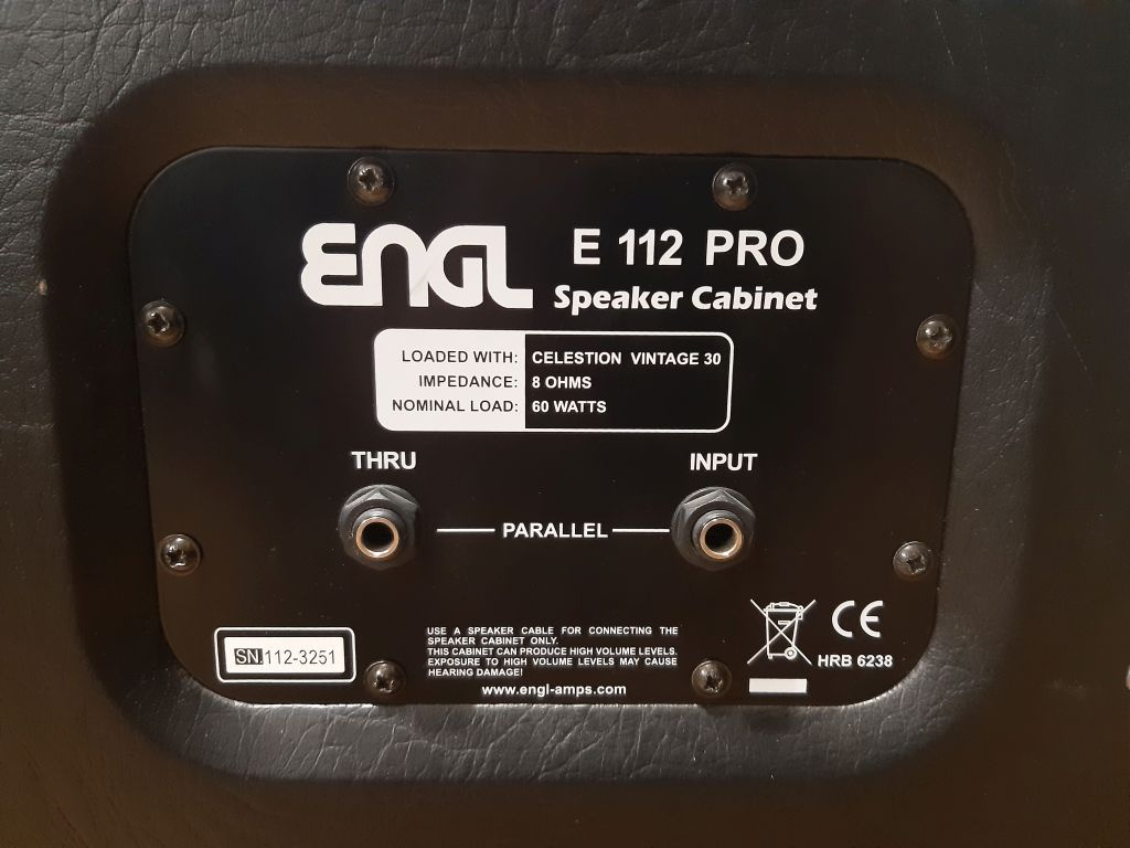 Gitarový box Engl E112 s reprom Celestion Creamback - 3