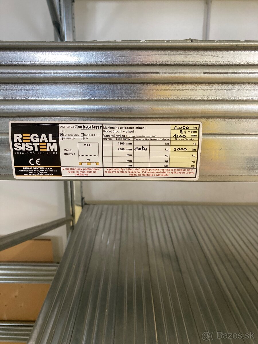 Predám paletové regály - 3