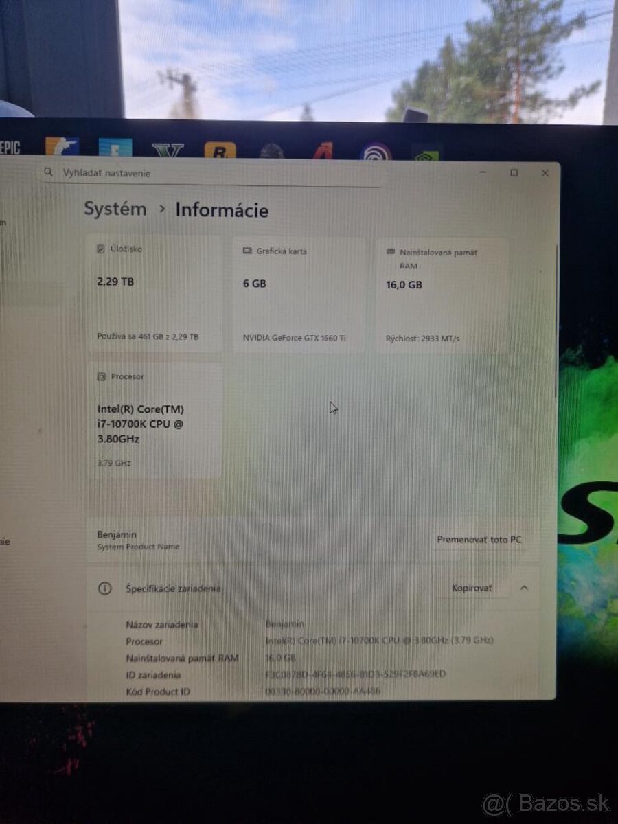 Predám herný PC + komplet príslušenstvo - 3