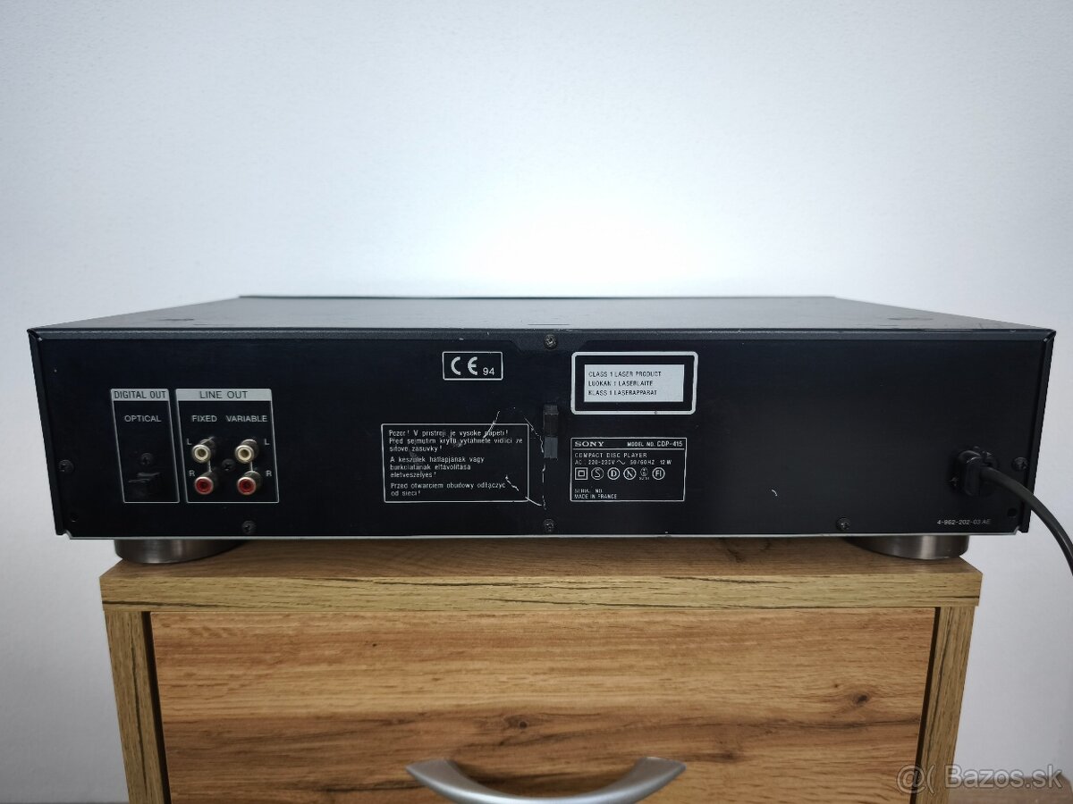CD přehrávač SONY CDP-415 - 3