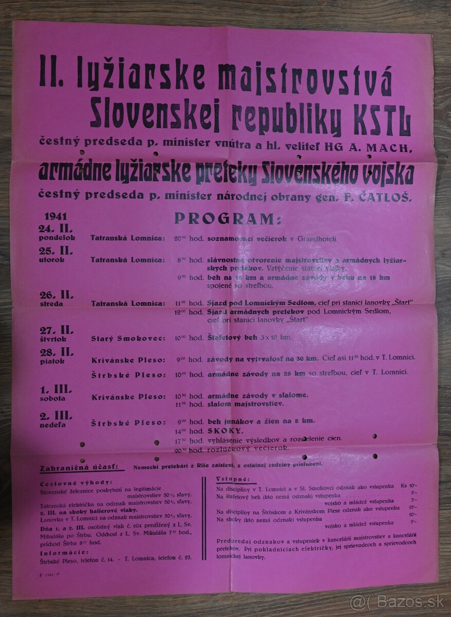 Plagáty SLOVENSKÝ ŠTÁT 6x - 3