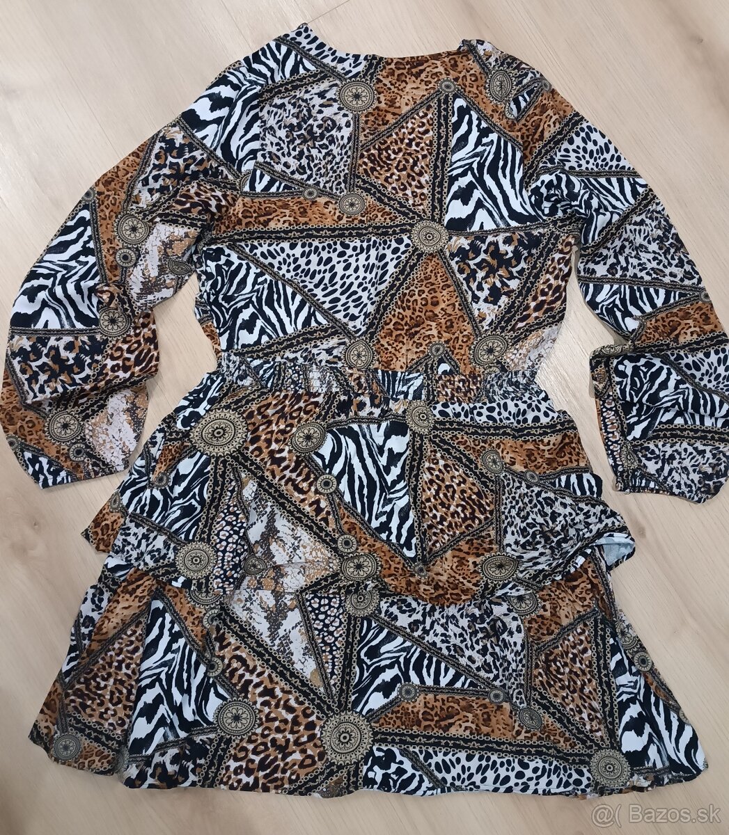 Predám vzorované šaty značky MOHITO - 3