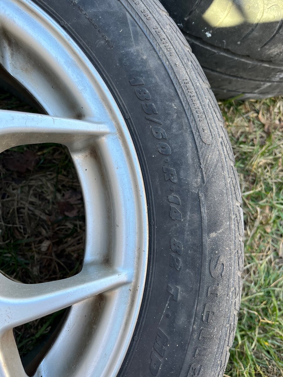 Predám elektróny 185/60 r14 - 3