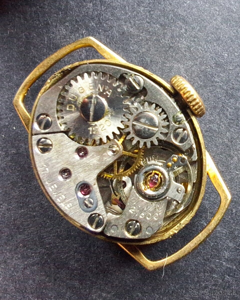 Zlaté dámske hodinky Dugena - 3