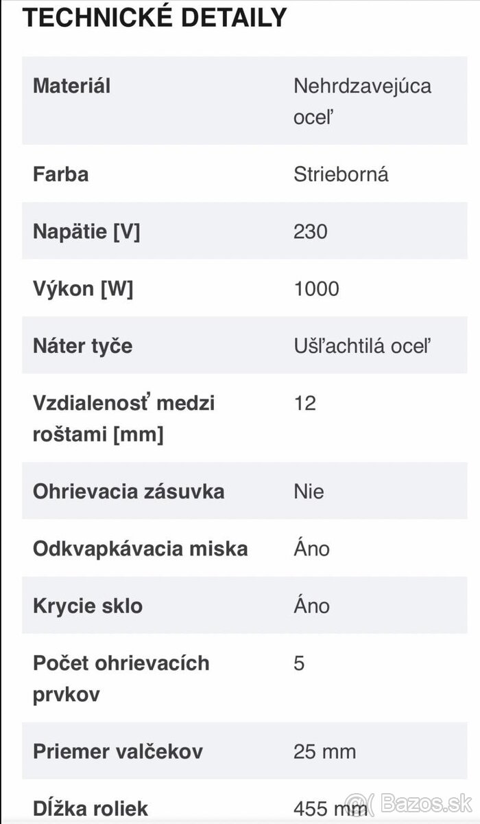 Gril na párky, klobásky - 3