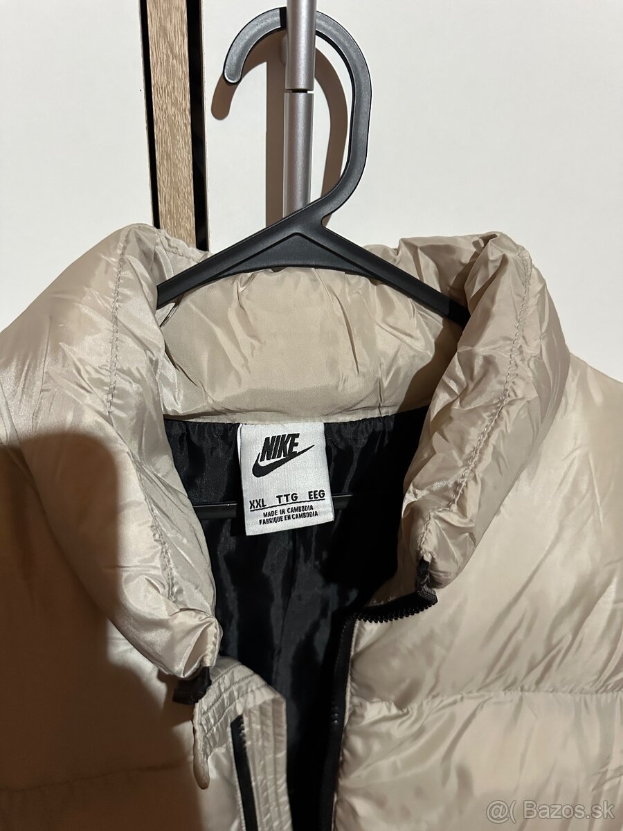 Zimná bunda Nike - krémovo bežová XL/XXL - 3