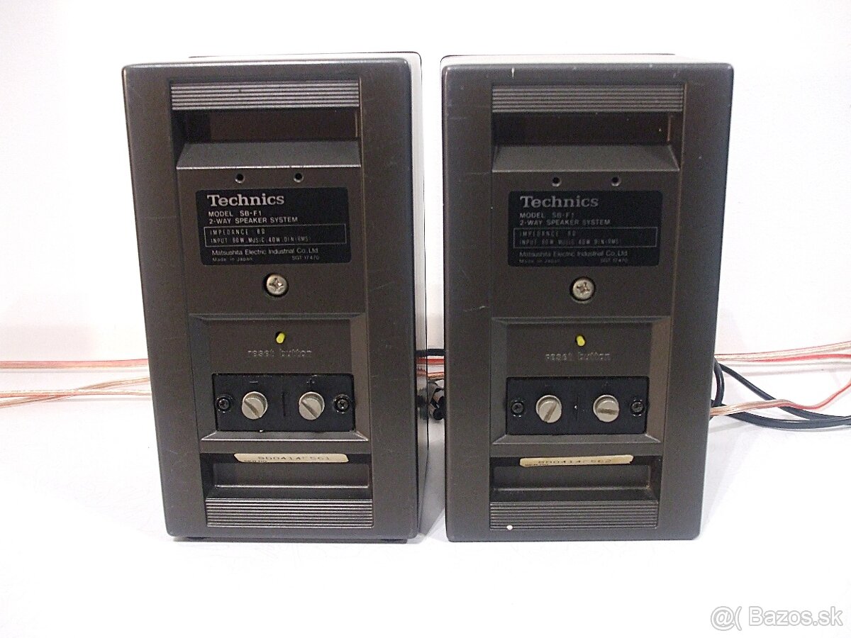 VZACNE 60W iba 21cm vysoke repro TECHNICS SB-F1, Japan, AB13 - 3