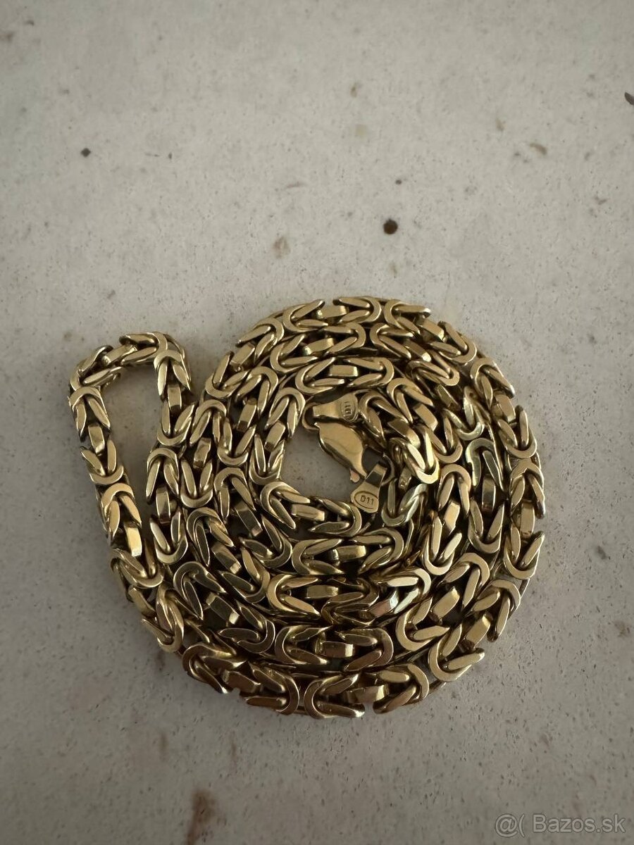 14K Zlatá retiazka - kráľovský vzor - 3