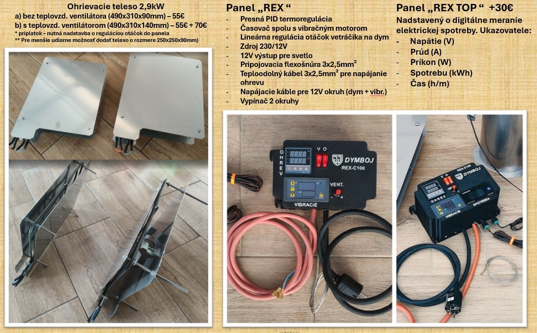 Set na udenie - nerezový vyvíjač dymu + ohrev - 3