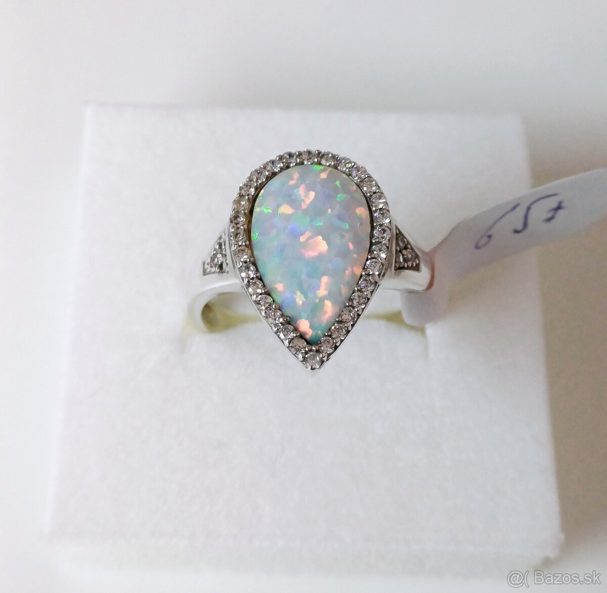 Krasne strieborne prstene s opalom - 3