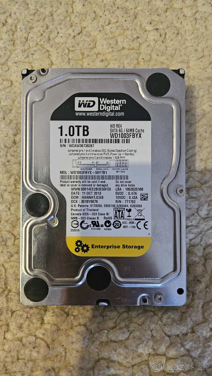 2 x Hard Disk 3.5" 1TB, Western Digital a Seagate - 3