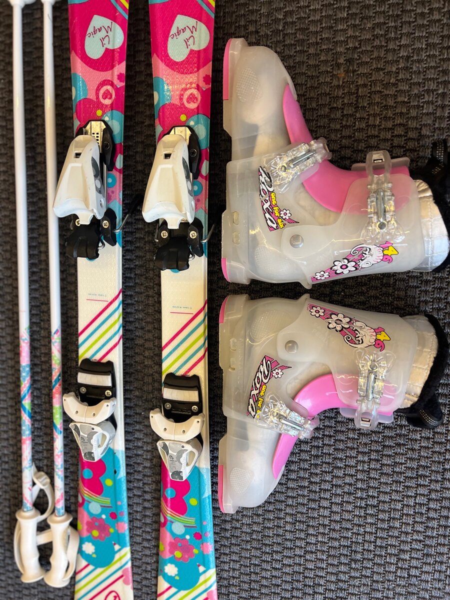 🎿 Predám lyže Elan Lil Magic 110cm /100cm - 3