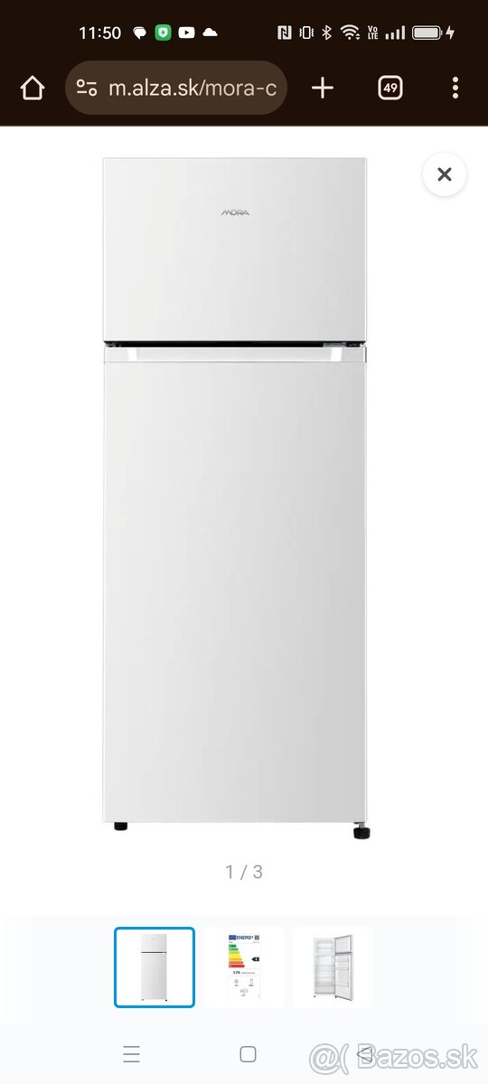 Úplne nová chladnička s mrazničkou - 3