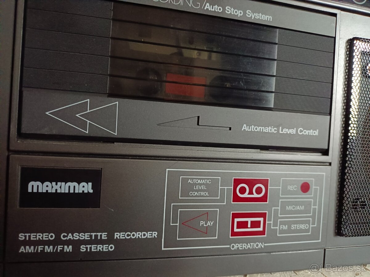Maximal 8702, radiomagnetofon retro kazeťák - 3