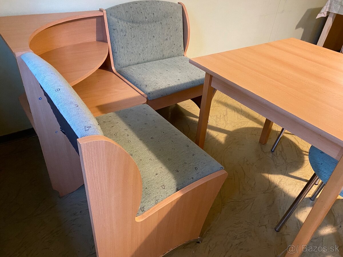 Rohová kuchynská lavica - 3