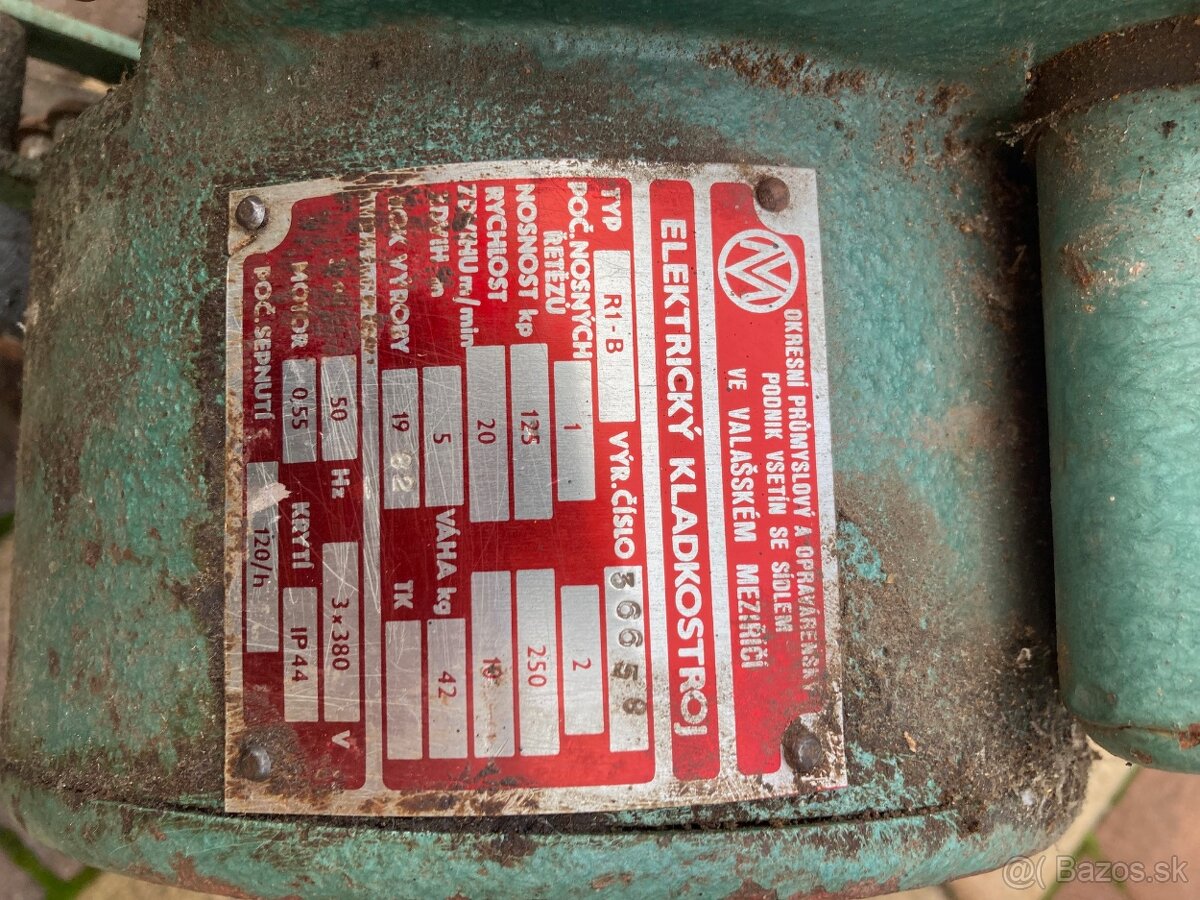 Kladkostroj elektrický - 3