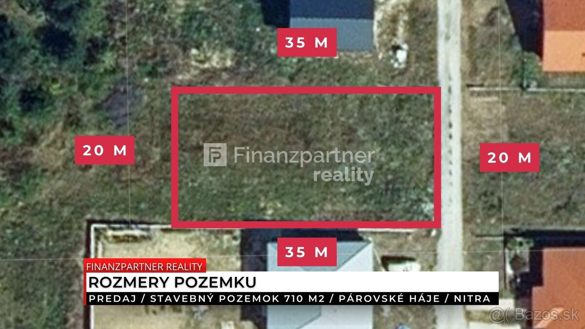 Stavebný pozemok 710 m², Párovské Háje, Nitra - 3