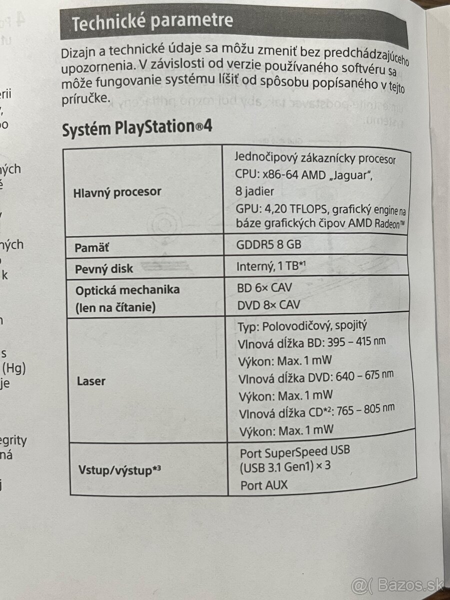 PS 4 Pro + 2 ovládače + 1 hra - 3