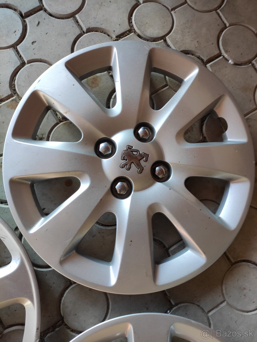 PEUGEOT 207 PUKLICE 15", 16" ORIGINÁL PEUGEOT - 3
