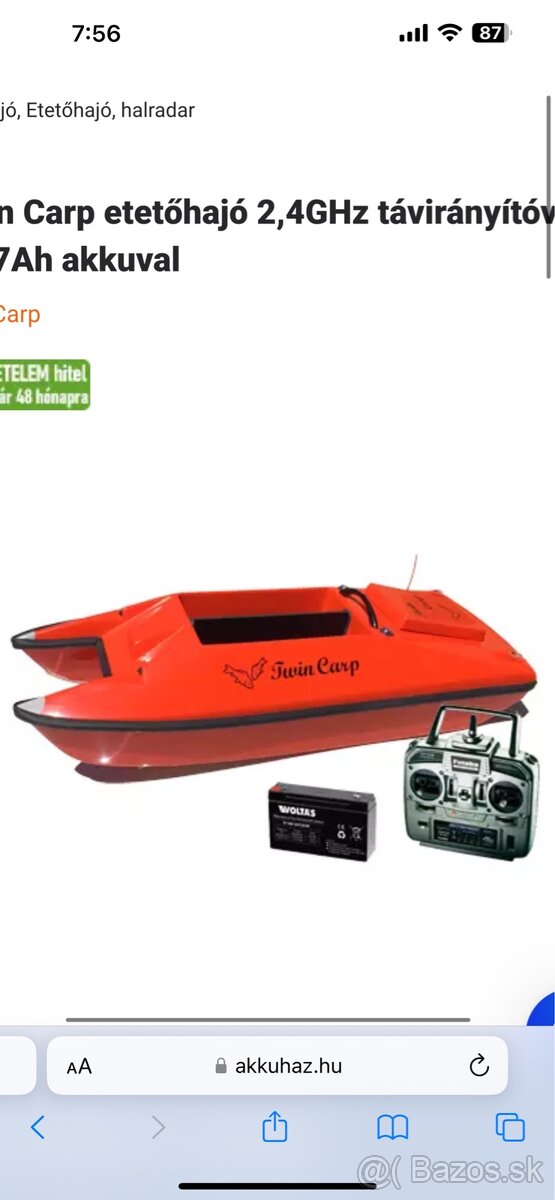 Zavážacia loďka Twin Carp - 3