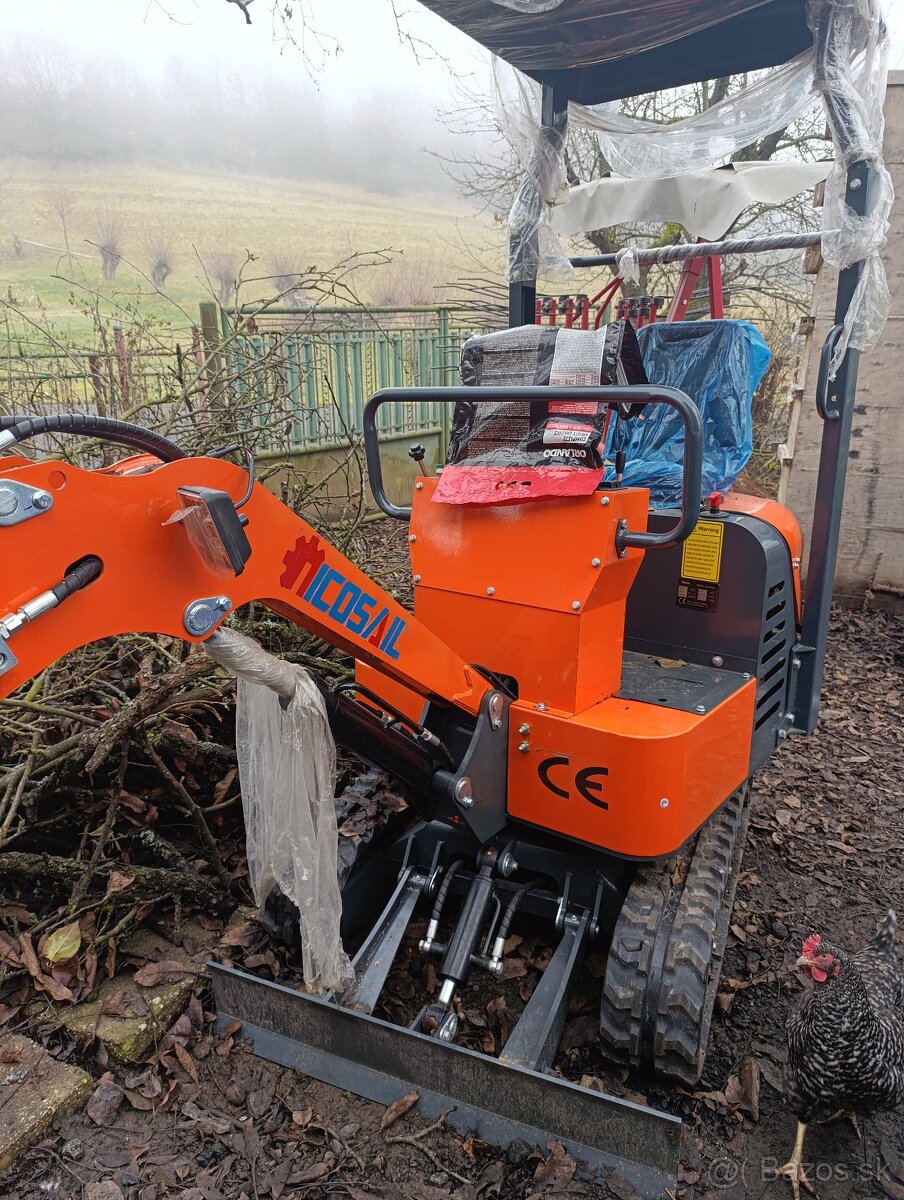 Predám mini bager Okw12 ,Nicosail - 3