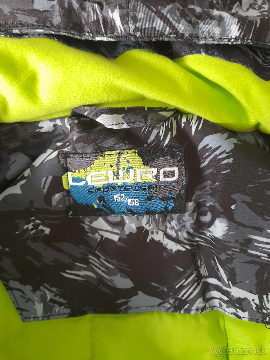 Chlapčenská lyžiarska bunda LEWRO 152/158 - 3