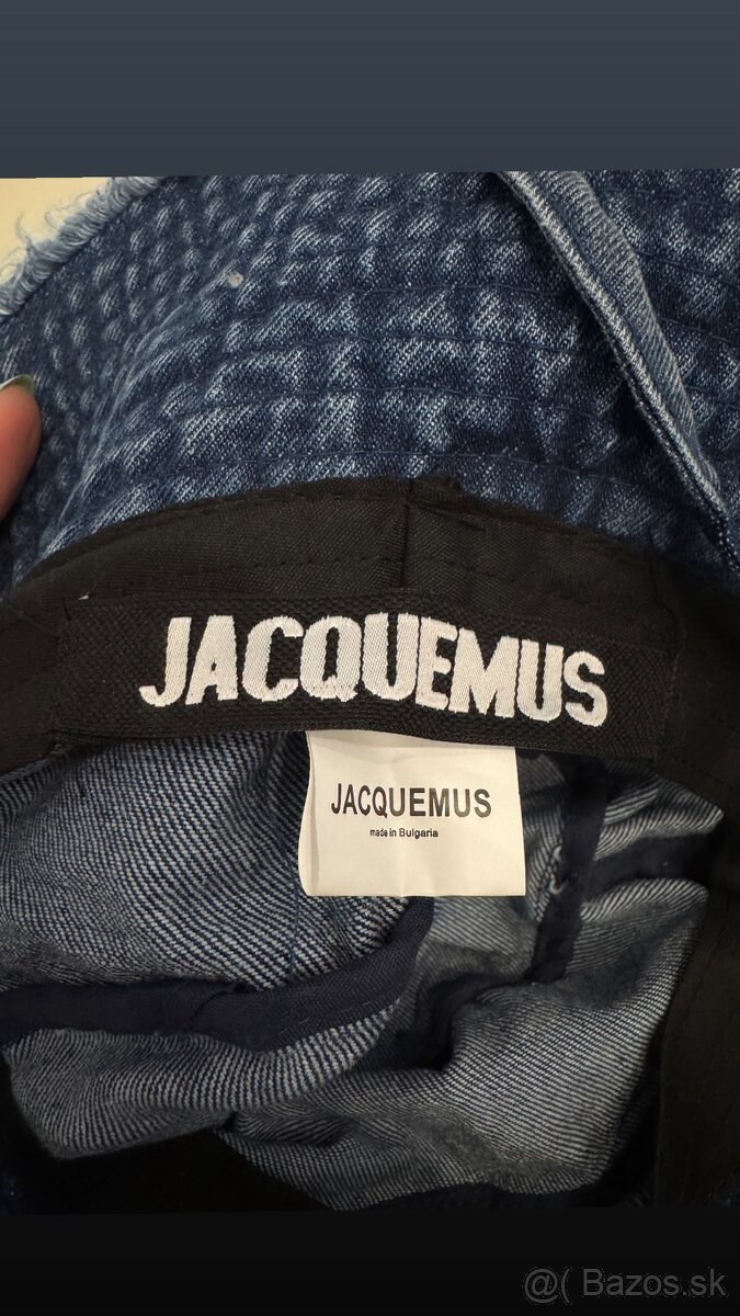 Jacquemus džínsových klobúk - 3