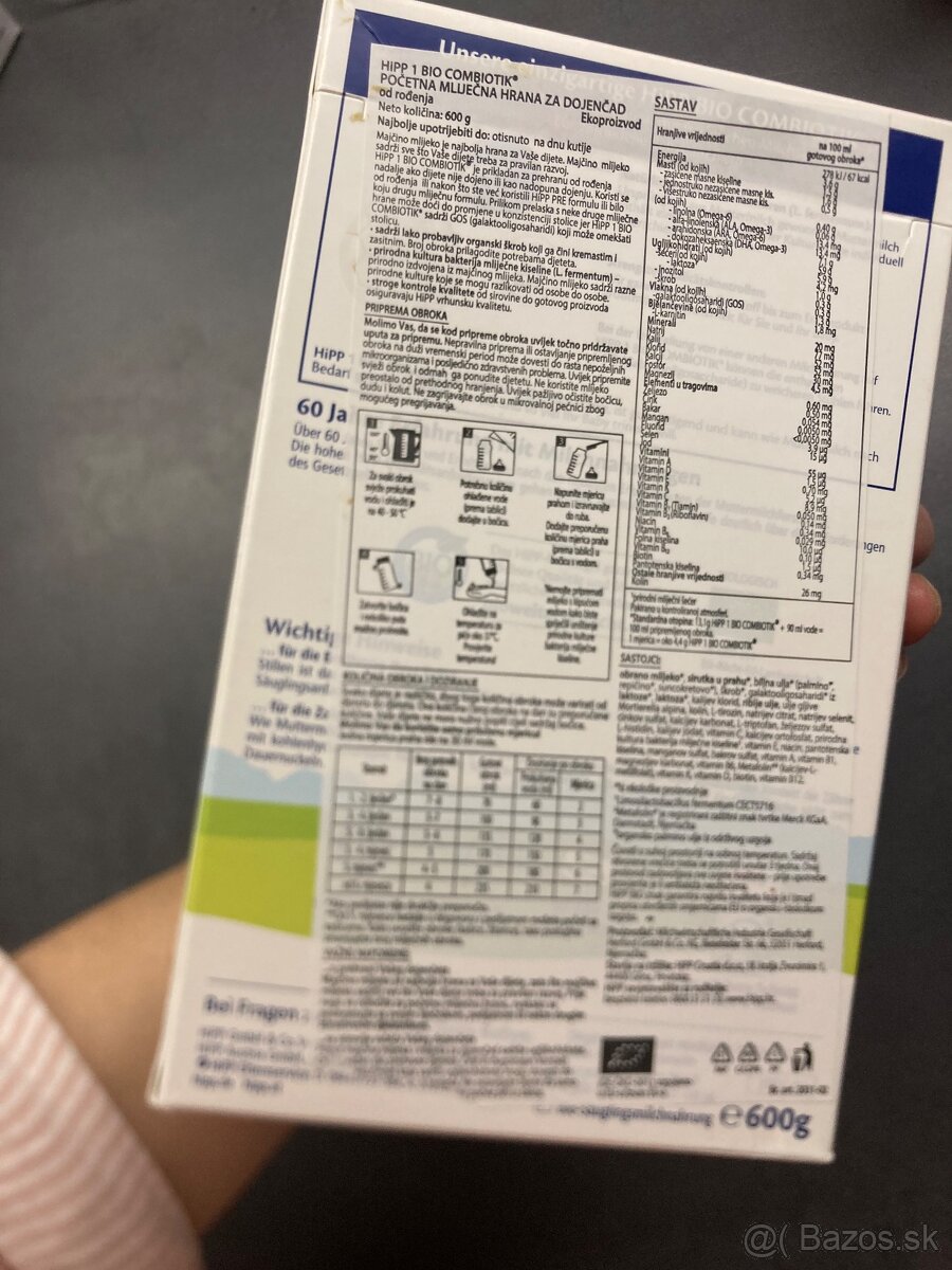 neotvotene bal. Hipp Combiotik BIO 1 - 3