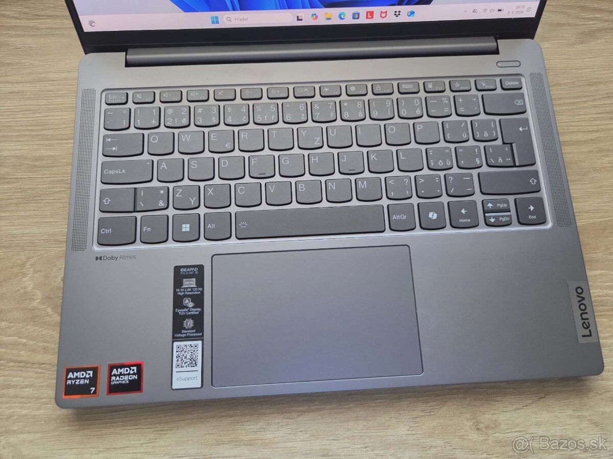 Lenovo IdeaPad Pro 5 14" OLED R7 8845HS;32GB/1TB;zaruka - 3