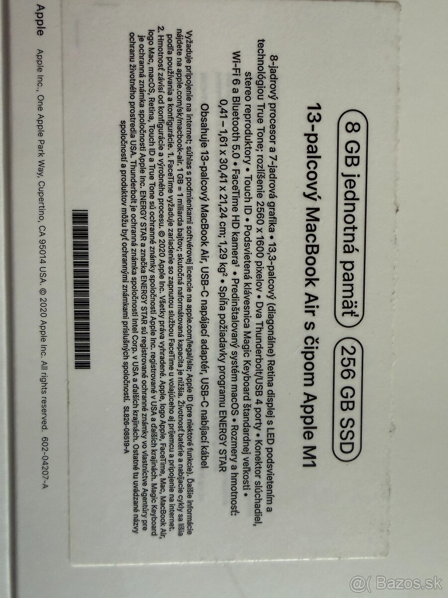 MacBook Air 13 M1, 2020, 256GB - 3