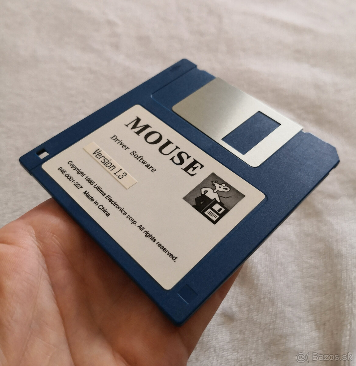 Original retro disketa Mouse Driver Software - 3