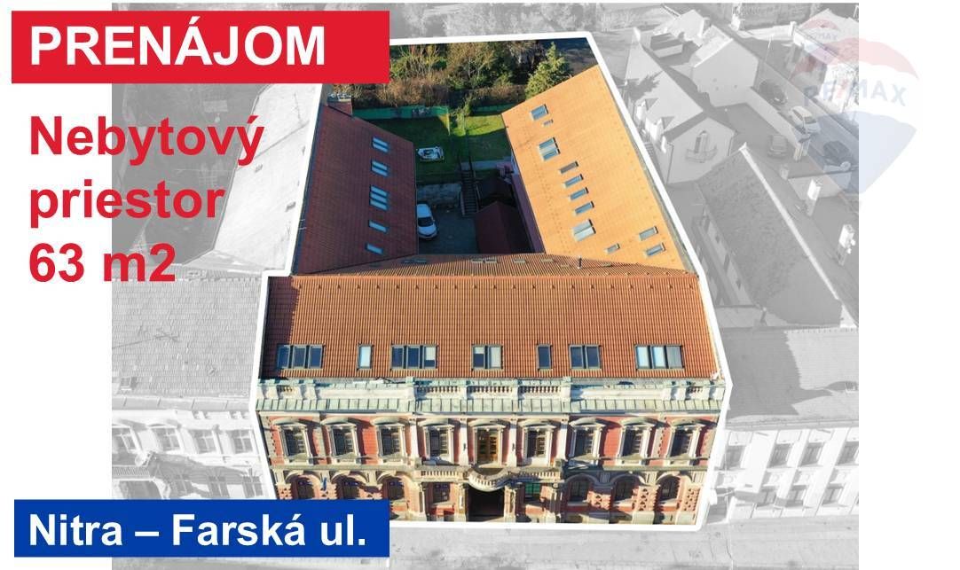 Prenájom 63 m2 komerčného priestoru “ambulancia“, ul. Farská - 3