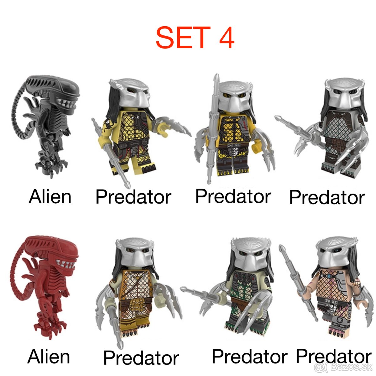 Mix postavičiek - typ lego - nové, nehrané - 3