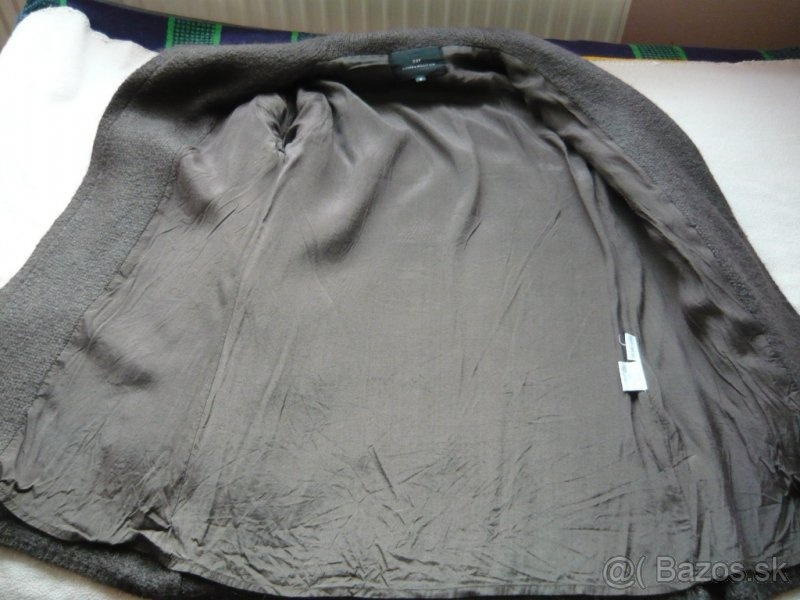 hnedý dámsky kabát - 3