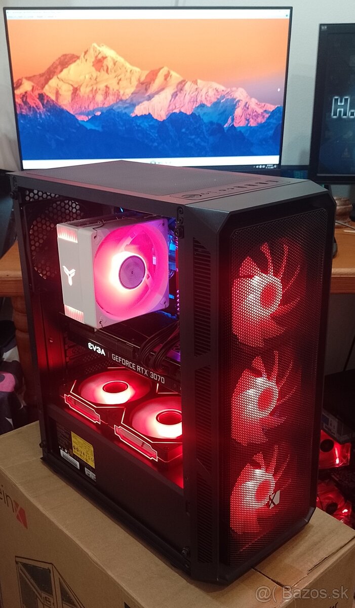 Herný PC–Ryzen 5 / RTX 3070 / 16GB RAM /3× disk/WIN11 PRO - 3