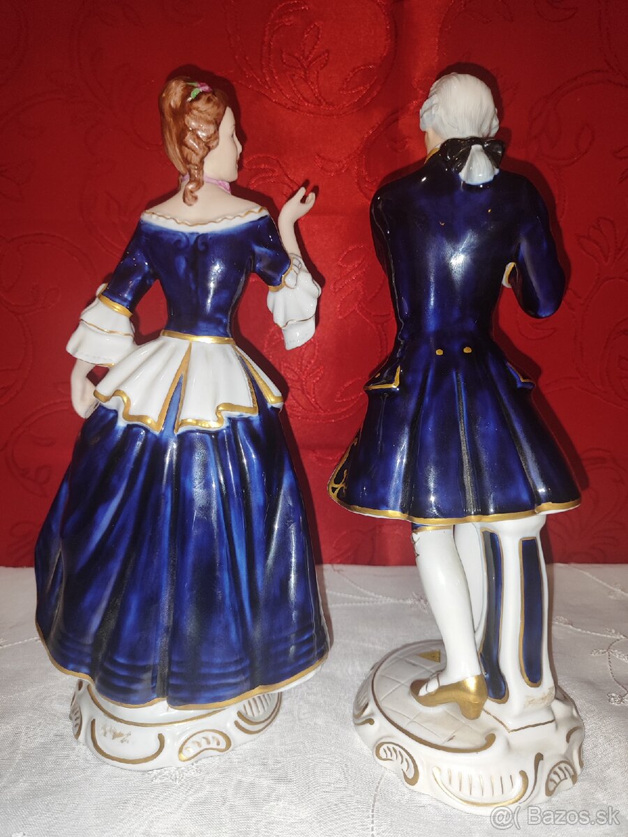 Royal Dux - baroko pár - 3