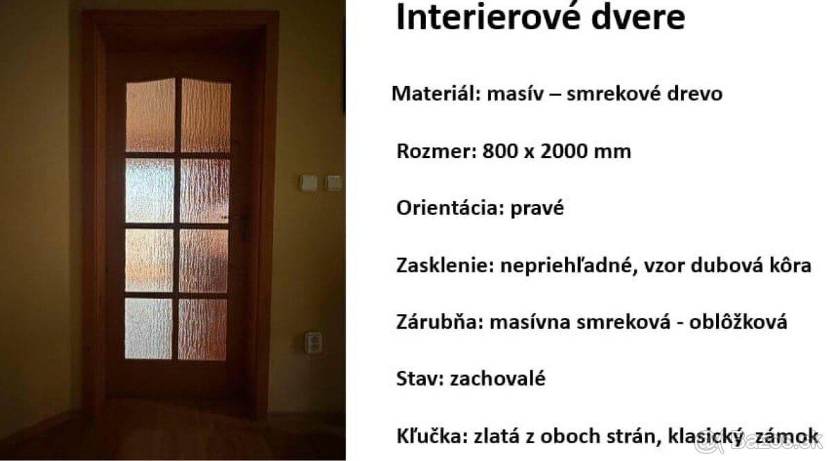 Masívne interiérové dvere - 3