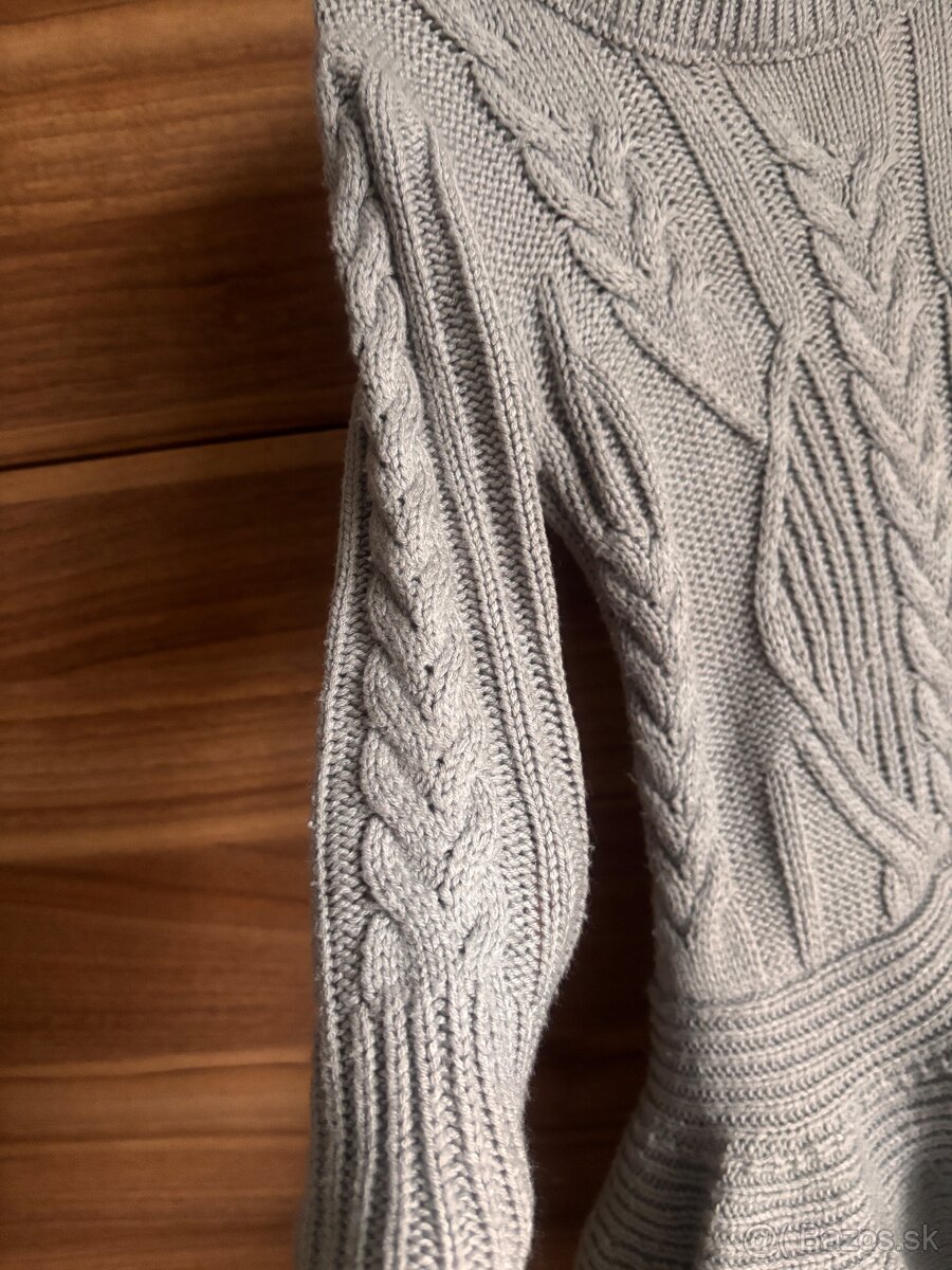 hrubšie pletené šaty - 3