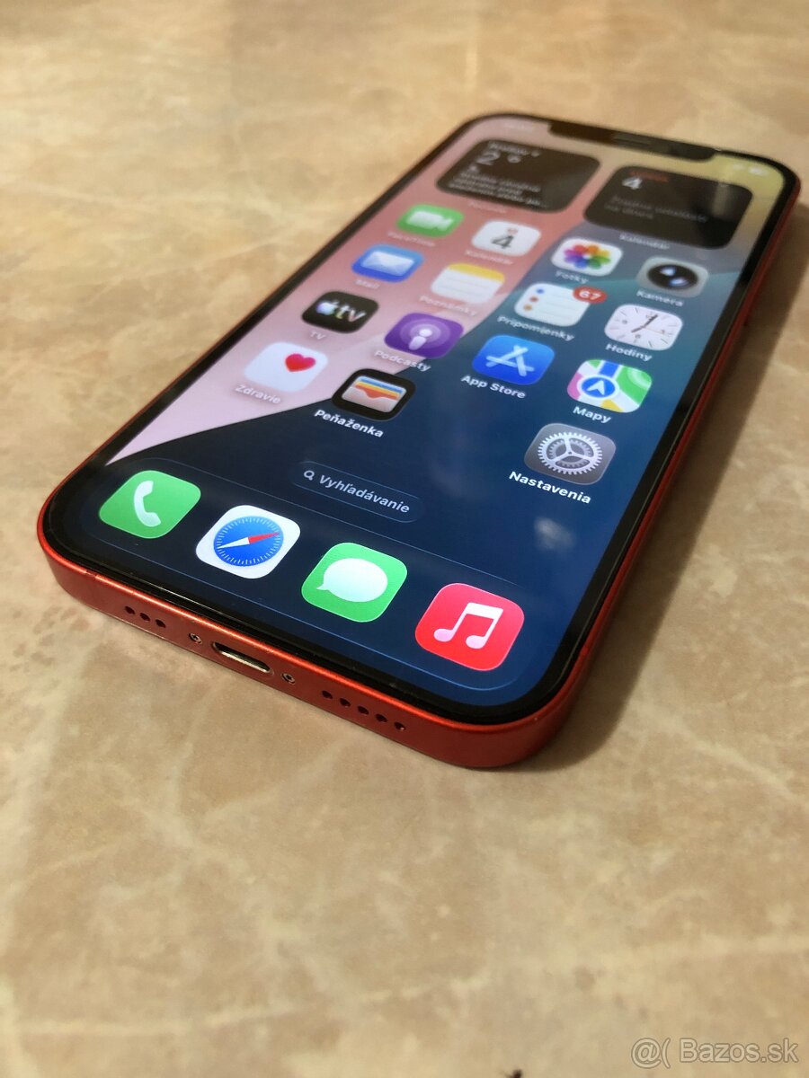 iPhone 12 / 64GB Cerveny - 3