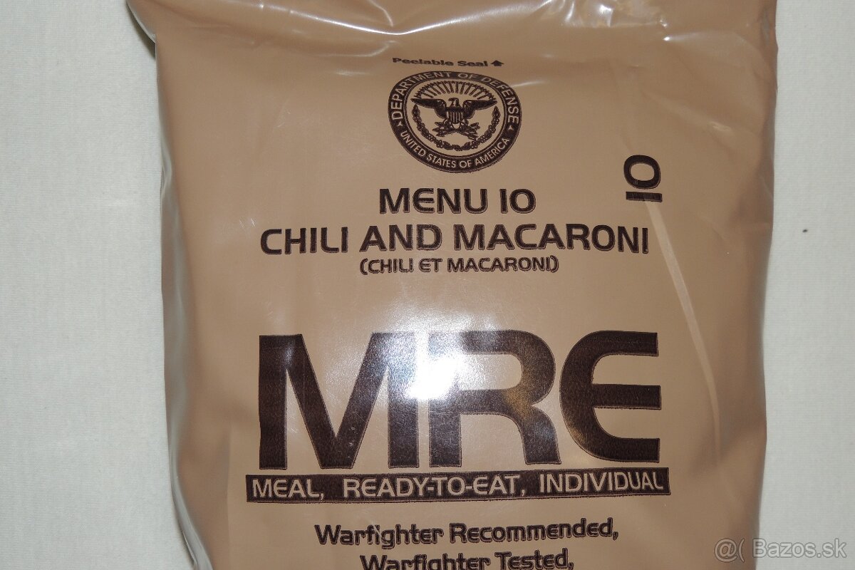 MRE Americkej armády menu 10 - 3