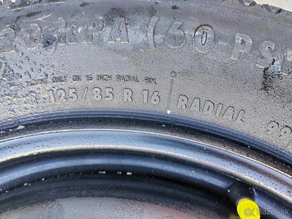 ✅ Rezerva nová 5x108r16 s pneu 125/85r16✅ - 3