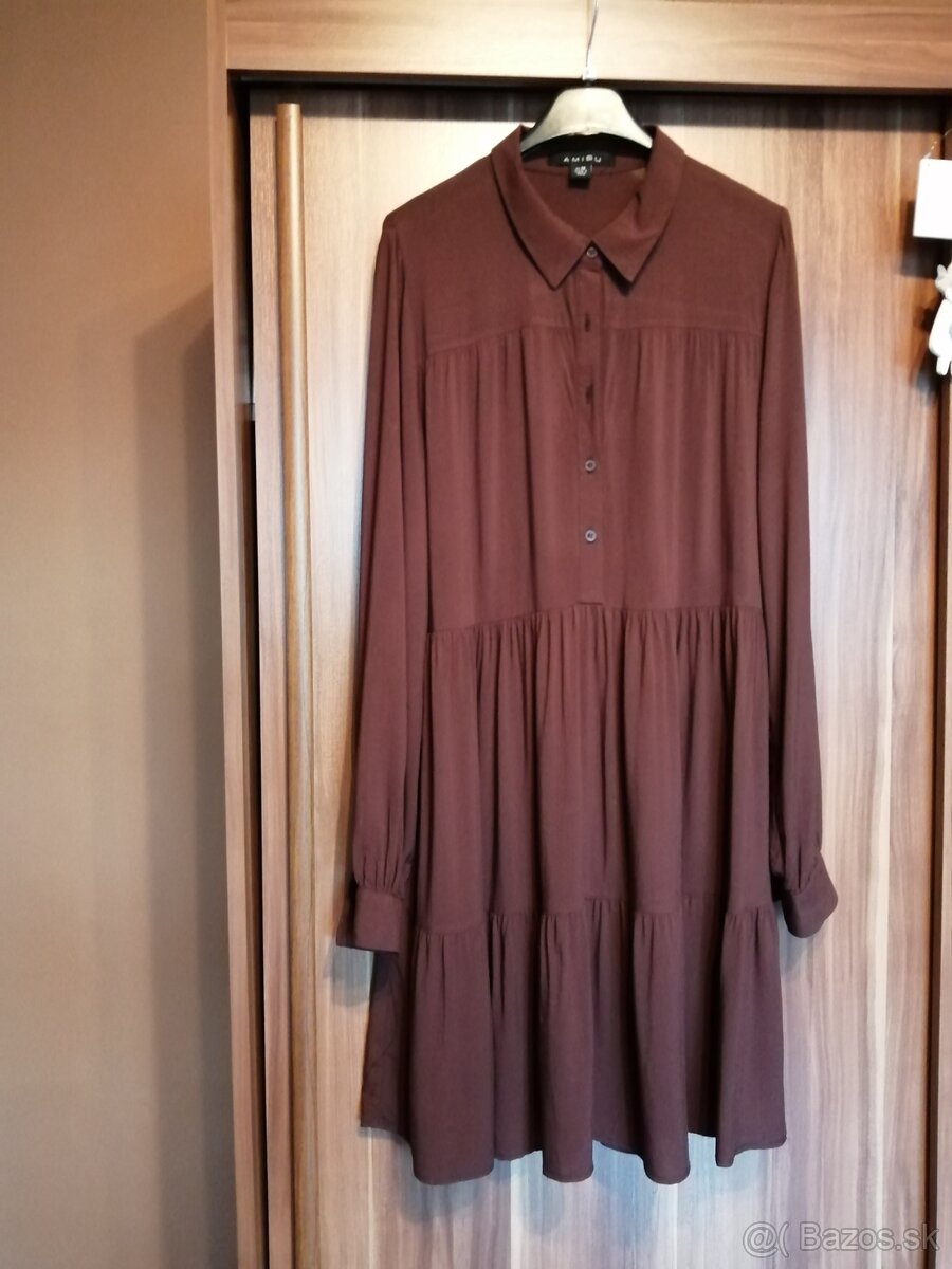 Hnedé šaty - 3