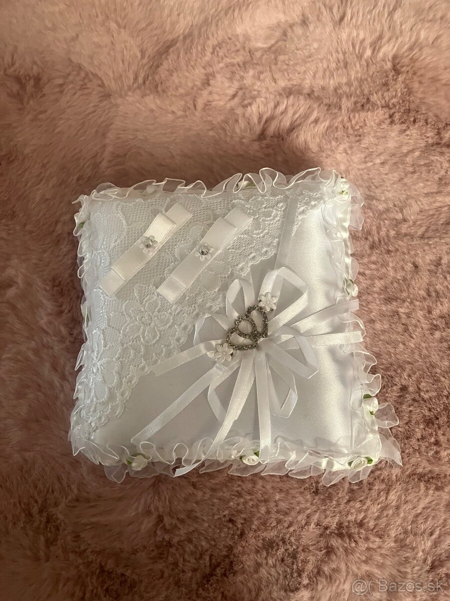 Svadobné vankúše na obrúčky - 3