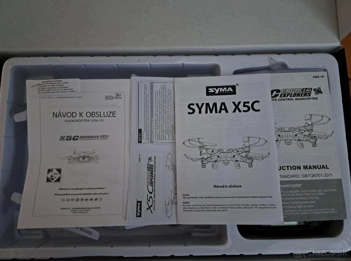 x5c explorers 2.4g dron s príslušenstvom - 3