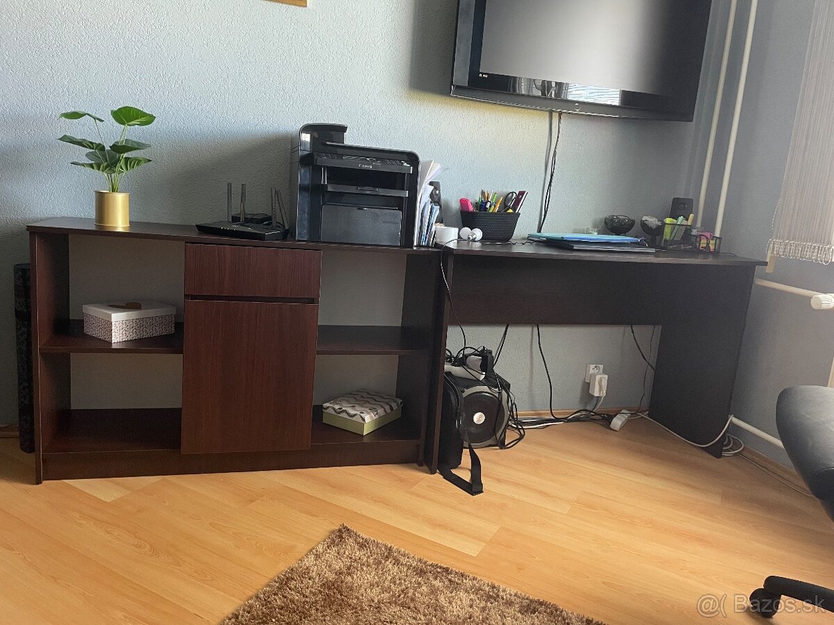 Pracovný stôl plus komoda - 3