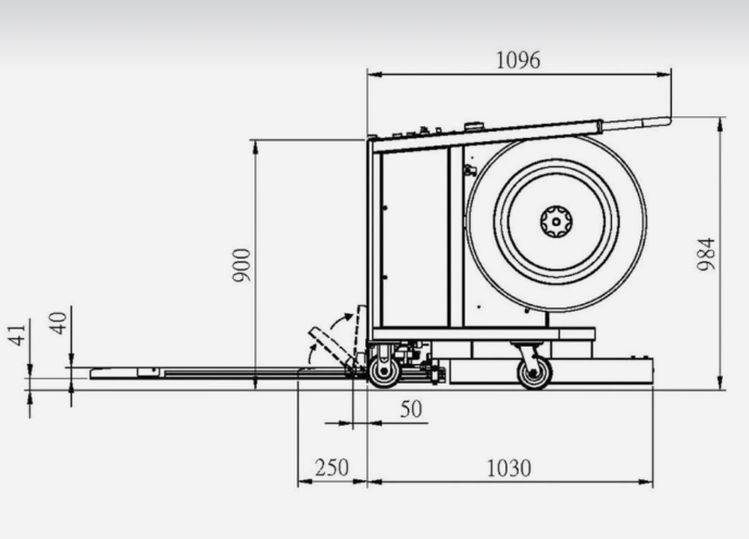 MOBILNÝ VERTIKÁLNY PÁSKOVAČ - PP / PET páska - 3