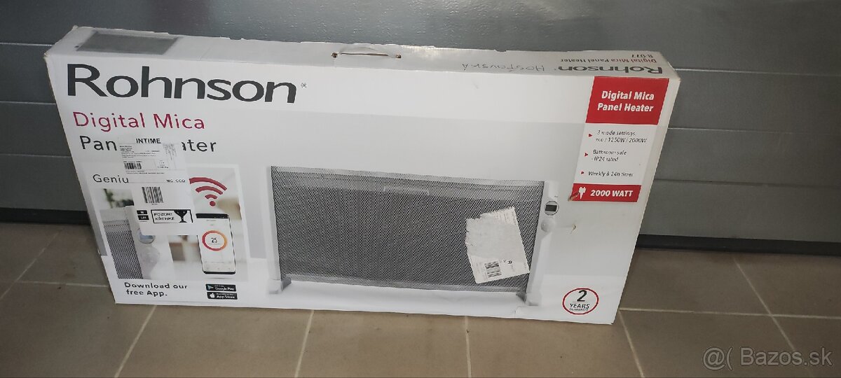 Vykurovací infra konvektor Rohnson R-077 Mica Wi-Fi - 3